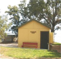 Fisherman's shack at Gulfhaven Caravan Park