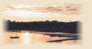 Beautiful sunsets are a constant feature at the Gulfhaven Caravan Park